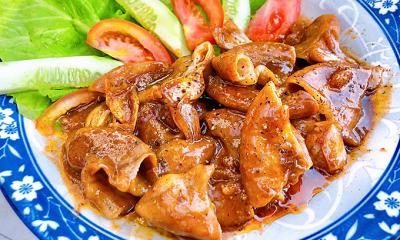 Cách làm phèo bò khìa nước dừa
