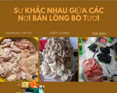 Địa điểm bán lòng bò tươi uy tín hiện nay