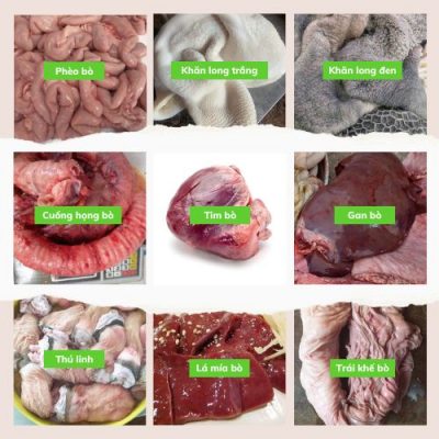 Lòng bò tươi giá sỉ